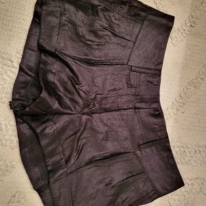 Black Express shimmer shorts sz 2